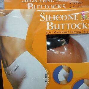 Silicone Buttocks Enhancer Panties - Brown